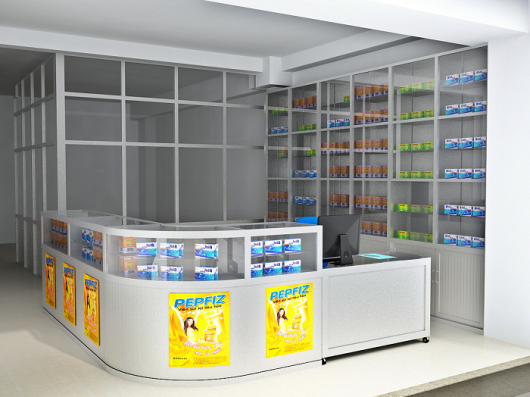 tủ thuốc tây nhôm kính